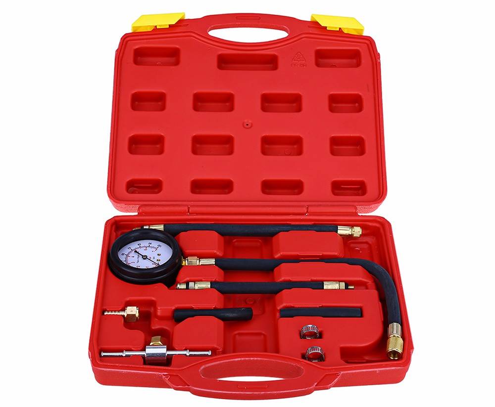 Portable Tu-113 Universal Fuel-pressure Indicator Fuel Injection Pump Pressure Test Kit Vehicle Combo Tools Kit