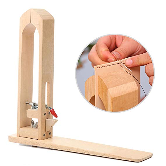 Diy Clip Leather Hand Sewn Wide Wood Clamp Imported Beech Wood Clip